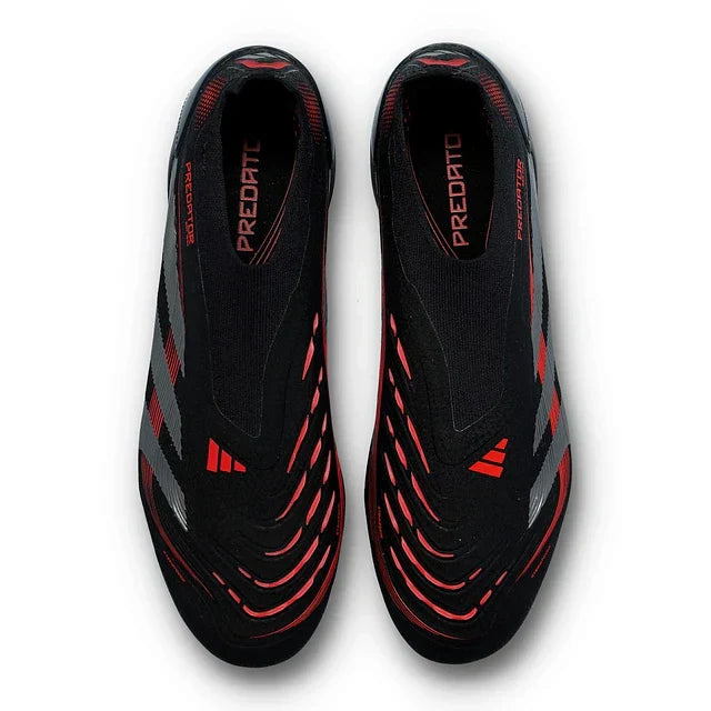BOTA DE FUTBOL ADIDAS PREDATOR FG ELITE - NEGRO/ROJO - Stealth Pack