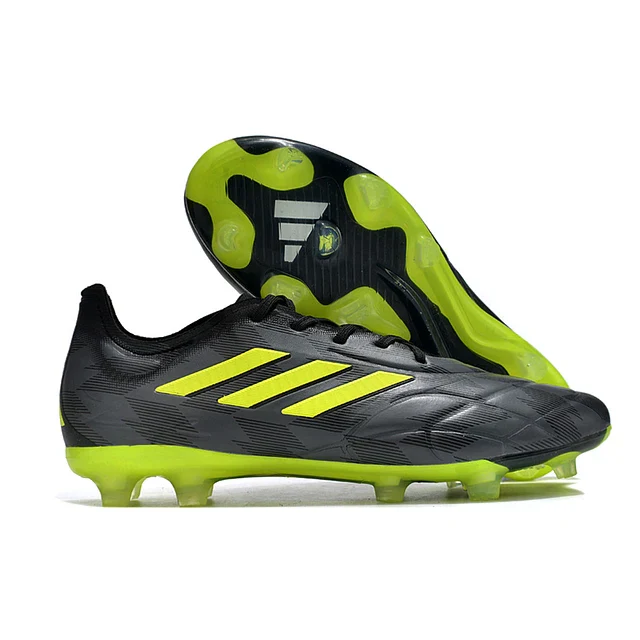 BOTA DE FUTBOL Adidas Copa Purefirm Elite FG - NEGRO/VERDE