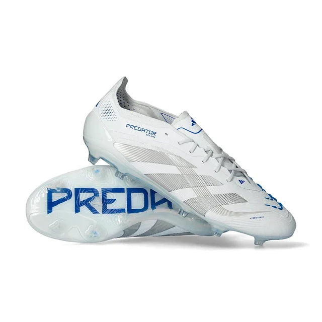 BOTA DE FUTBOL ADIDAS PREDATOR ELITE LL FG - POLAR PACK - BLANCO/AZUL