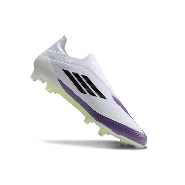 BOTA DE FUTBOL ADIDAS F50 ELITE FG - BLANCO/PÚRPURA