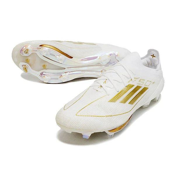 BOTA DE FUTBOL ADIDAS F50 ELITE FG - BLANCO/DORADA