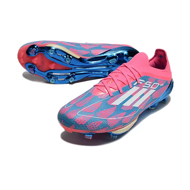 BOTA DE FUTBOL ADIDAS F50 ELITE FG - AZUL/ROSA