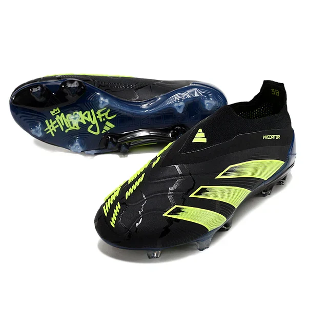 BOTA DE FUTBOL ADIDAS PREDATOR FG ELITE - NEGRO/DORADO