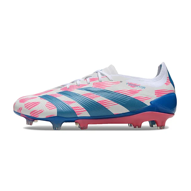 BOTA DE FUTBOL ADIDAS PREDATOR TONGUE FG ELITE - AZUL/ROSA