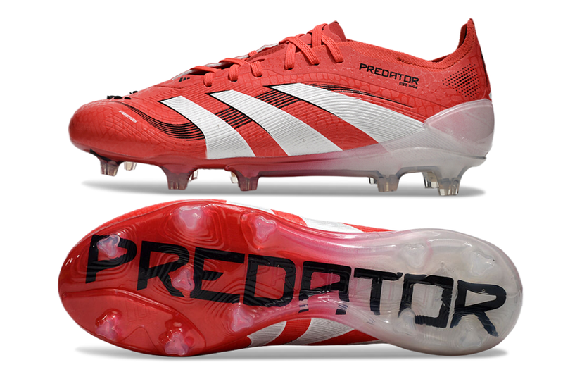 BOTA DE FUTBOL ADIDAS PREDATOR - ROJO/BLANCO